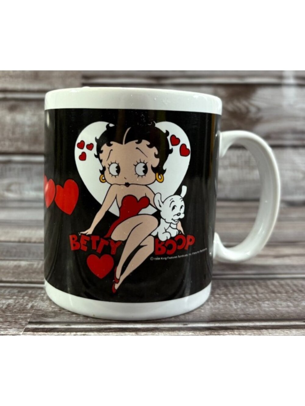 Betty Boop 12 Oz Coffee Cup Mug 1994 Dakin, Thailand